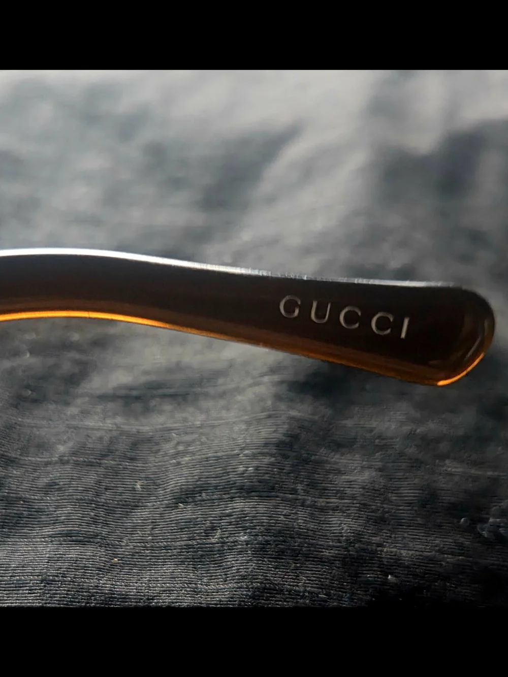 Gucci Women’s Brown Rimless Shield Sunglasses